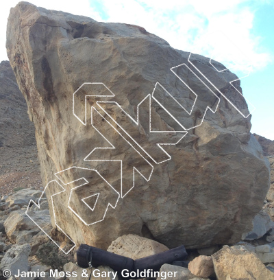 photo of Hillside Boulder from Oman: Bouldering