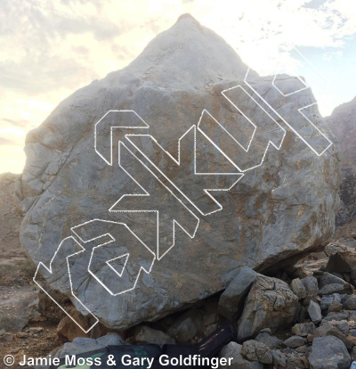 photo of Hillside Boulder from Oman: Bouldering