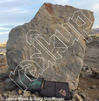 photo of Hillside Boulder from Oman: Bouldering