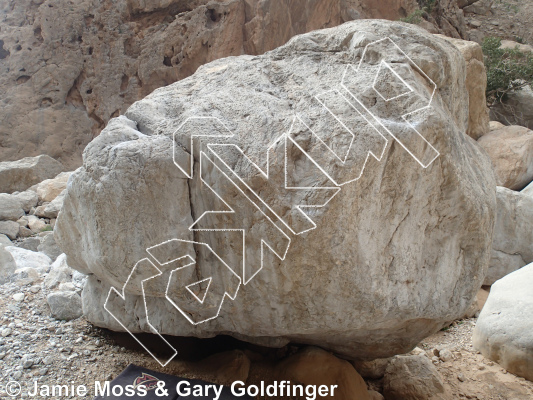 photo of Job Boulder from Oman: Bouldering