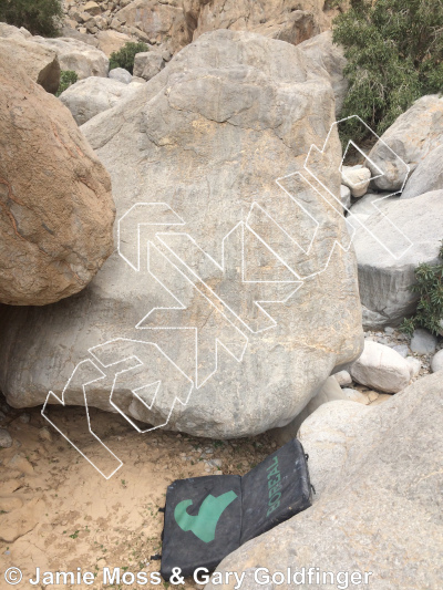 photo of Sneaker Slab from Oman: Bouldering