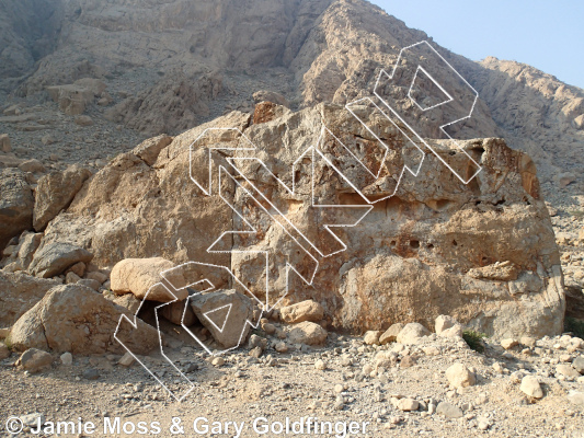 photo of Road Block from Oman: Bouldering