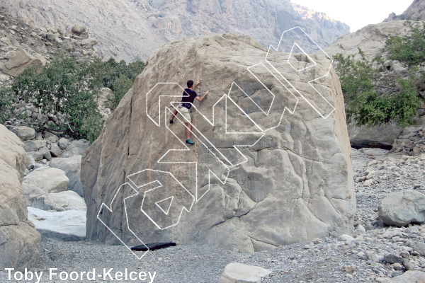 photo of Pink & Streaky from Oman: Bouldering