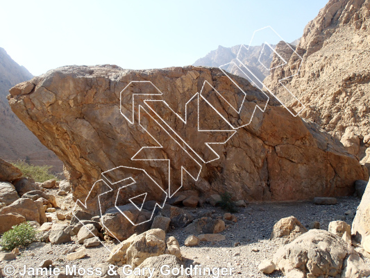 photo of The Wedge from Oman: Bouldering