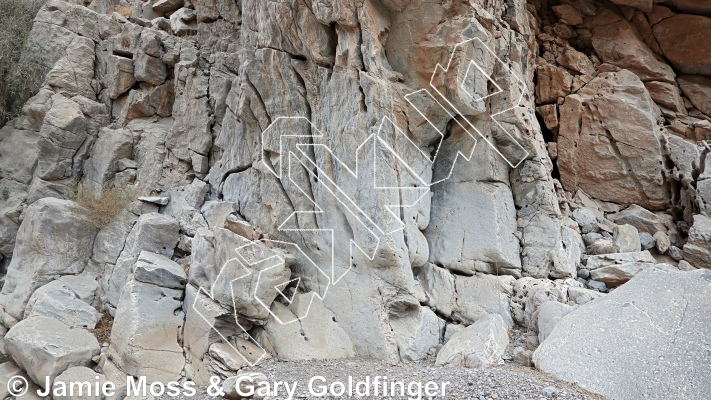 photo of Isolated Arete from Oman: Bouldering