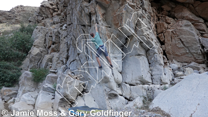 photo of Isolated Arete from Oman: Bouldering