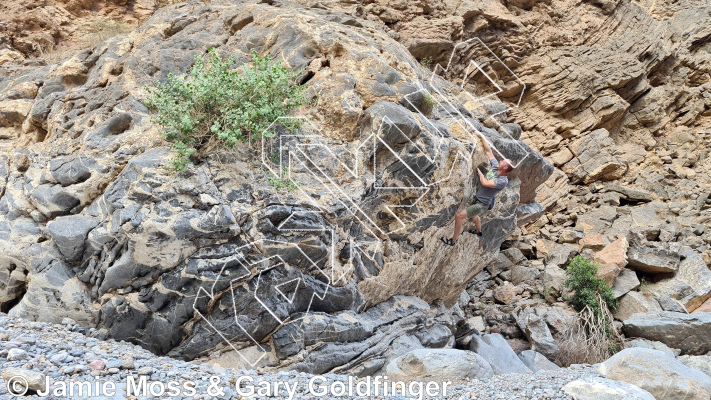 photo of Mansah Overhang from Oman: Bouldering