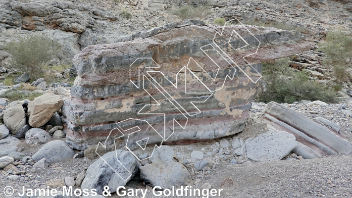 photo of Tank Boulder from Oman: Bouldering