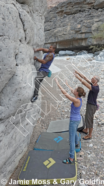 photo of Slippery Wall from Oman: Bouldering