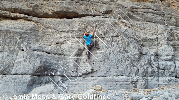 photo of Slippery Wall from Oman: Bouldering