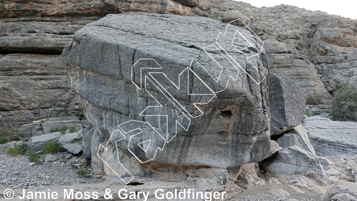 photo of Sa'al Boulder from Oman: Bouldering