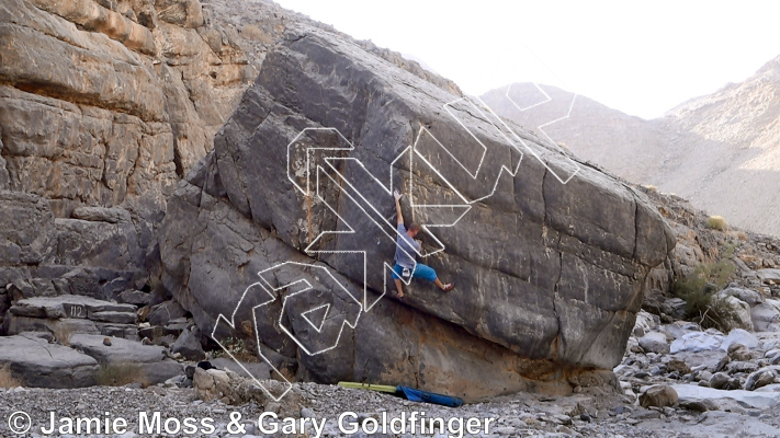 photo of Sa'al Boulder from Oman: Bouldering