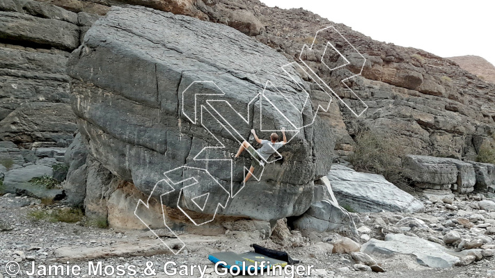 photo of Sa'al Boulder from Oman: Bouldering