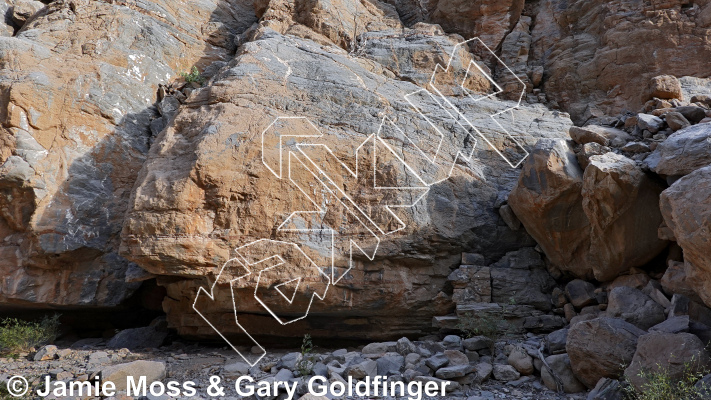 photo of Orange Face from Oman: Bouldering