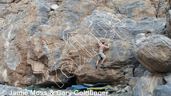 photo of Orange Face from Oman: Bouldering