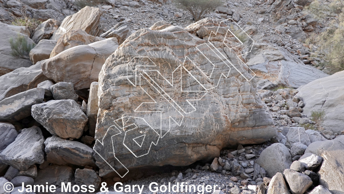 photo of Wrinkled Scoop from Oman: Bouldering