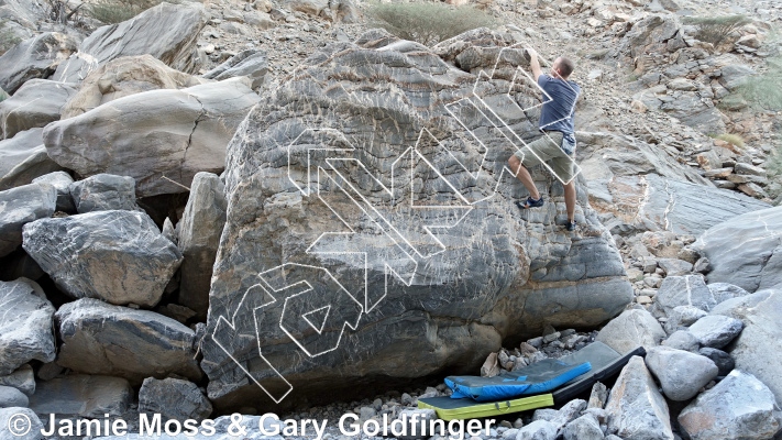 photo of Wrinkled Scoop from Oman: Bouldering