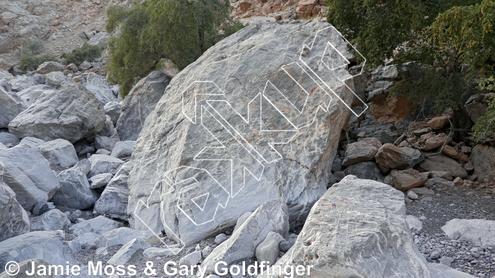 photo of Hidden Layback from Oman: Bouldering