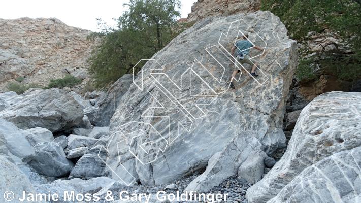 photo of Hidden Layback from Oman: Bouldering