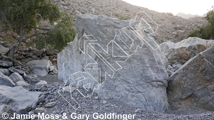 photo of Square Face from Oman: Bouldering