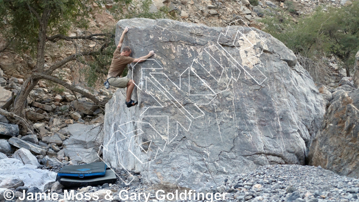 photo of Square Face from Oman: Bouldering