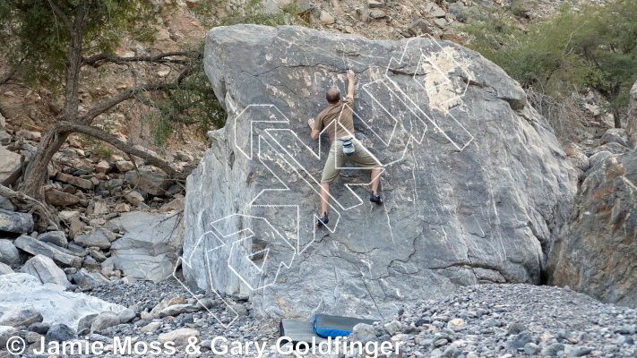 photo of Square Face from Oman: Bouldering