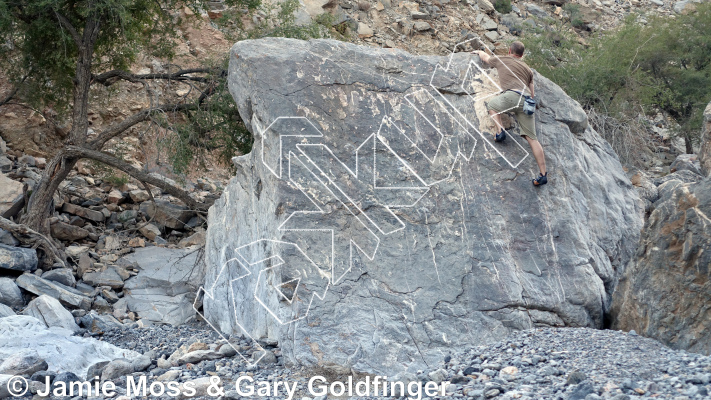 photo of Square Face from Oman: Bouldering