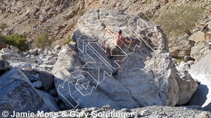 photo of White Devil from Oman: Bouldering