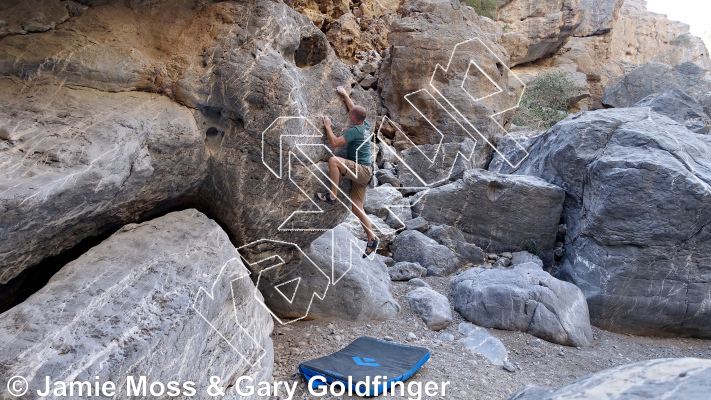 photo of Monkey Face from Oman: Bouldering