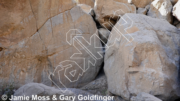 photo of Orange Wall from Oman: Bouldering