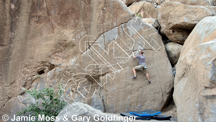 photo of Orange Wall from Oman: Bouldering