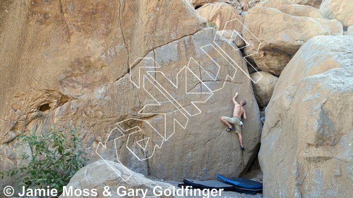 photo of Orange Wall from Oman: Bouldering