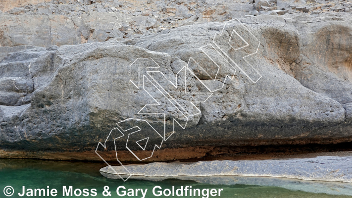 photo of Lower Pool Wall from Oman: Bouldering