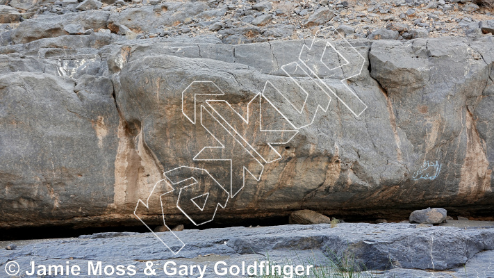 photo of Lower Pool Wall from Oman: Bouldering