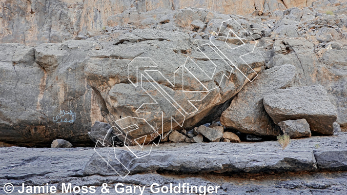 photo of Lower Pool Wall from Oman: Bouldering