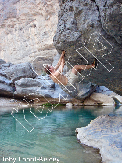 photo of Lower Pool Wall from Oman: Bouldering