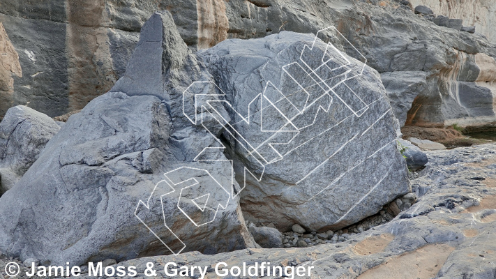 photo of Marzipan Boulder from Oman: Bouldering