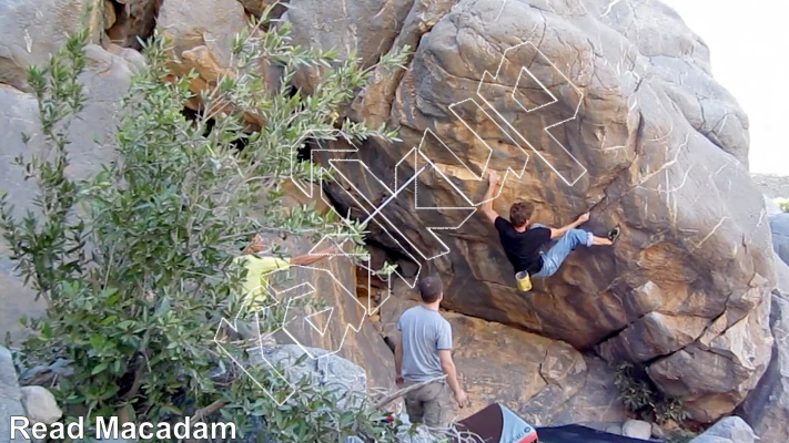 photo of He Was a Poet Boulder from Oman: Bouldering