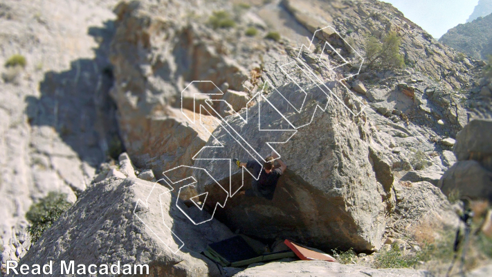 photo of Geometricide Boulder from Oman: Bouldering