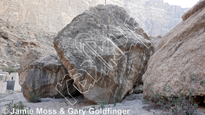 photo of Ali Baba Boulder from Oman: Bouldering