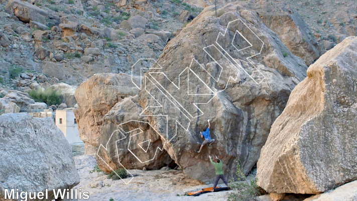photo of Ali Baba Boulder from Oman: Bouldering