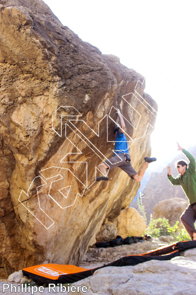 photo of Ali Baba Boulder from Oman: Bouldering