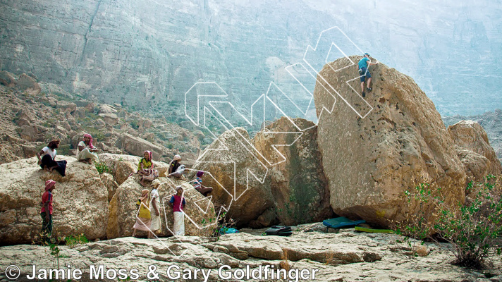 photo of Jibneh Swiss Boulder from Oman: Bouldering