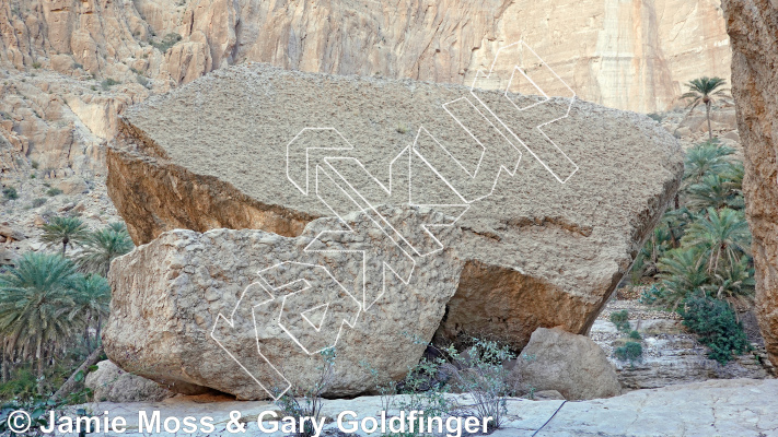 photo of Giant Slab from Oman: Bouldering