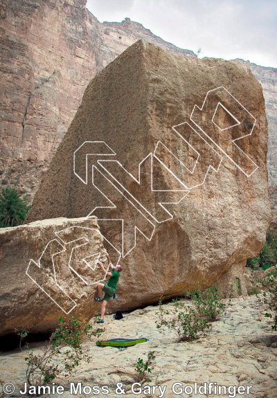 photo of Giant Slab from Oman: Bouldering