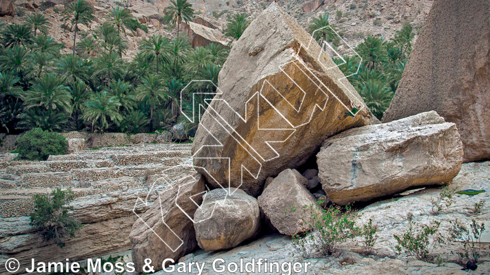 photo of Giant Slab from Oman: Bouldering