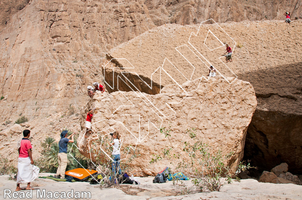 photo of Giant Slab from Oman: Bouldering