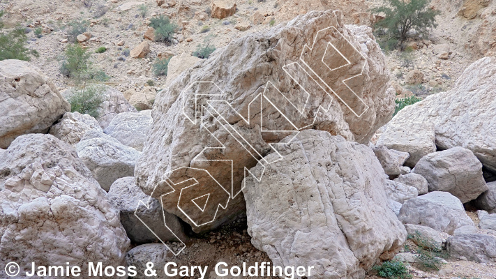 photo of Treasure Trove Boulder from Oman: Bouldering