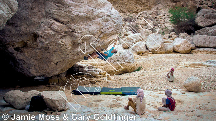 photo of The Beginning Boulder from Oman: Bouldering