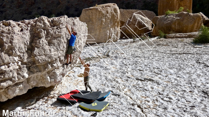 photo of Warm-up Boulder from Oman: Bouldering